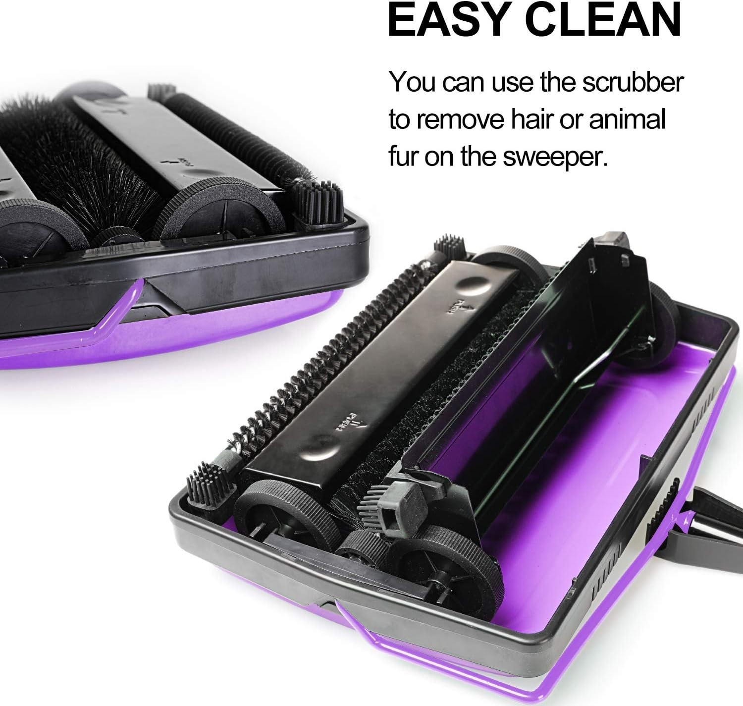 Stylish No-Battery Carpet Sweeper – Lightweight Cleaner for Quick Home Use