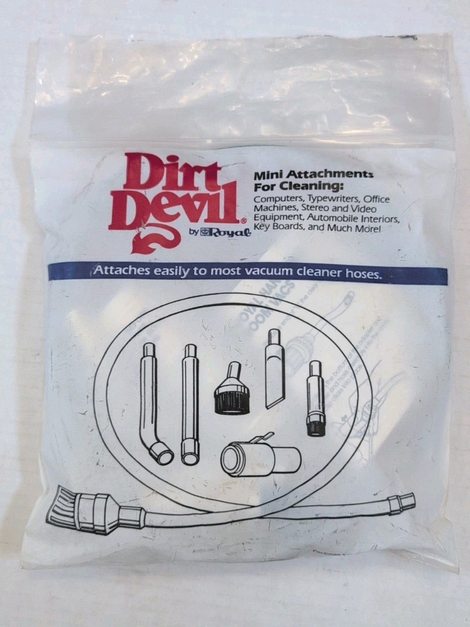 7-PCS SET Dirt Devil Mini Attachment Cleaning Kit for Vacuums