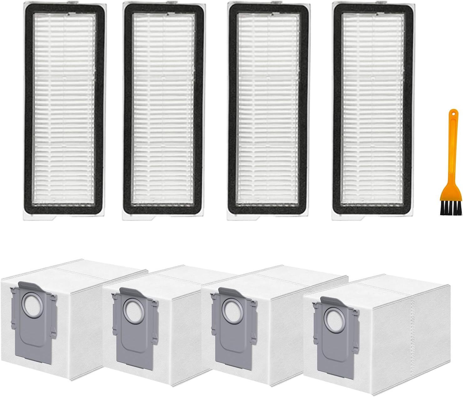 9Pack Replacement Parts for Roborock Qrevo Curv, Qrevo S, Qrevo Pro Robot Vacuum