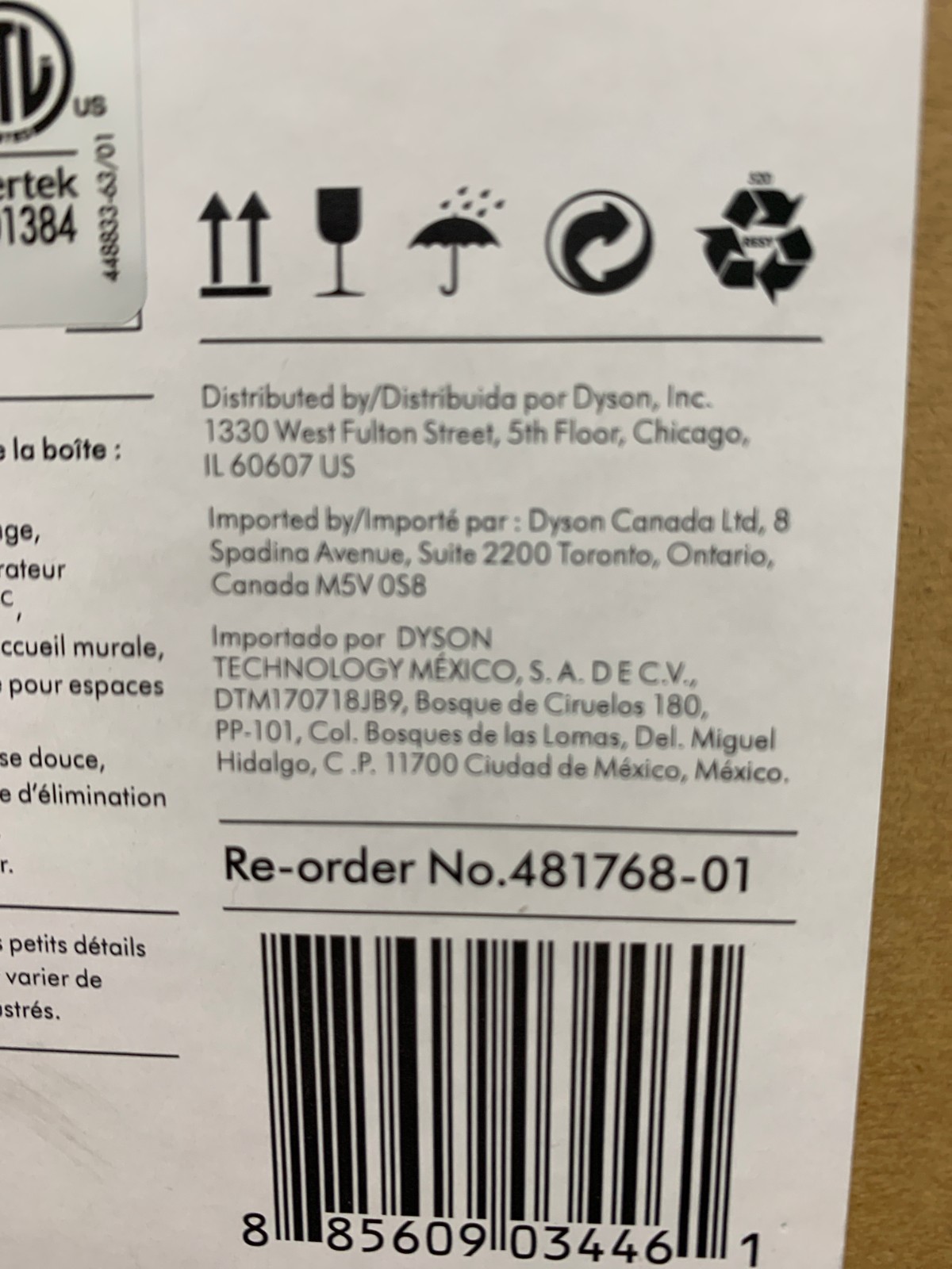 Dyson V8 Plus Cordless Stick Vacuum Cleaner-SV25-Silver/Nickel