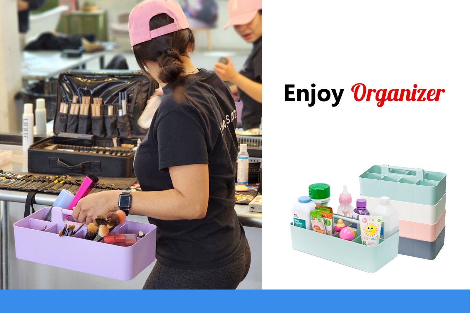 Enjoy Organizer – Plastic Storage Caddy Organizer | Multipurpose, Portable