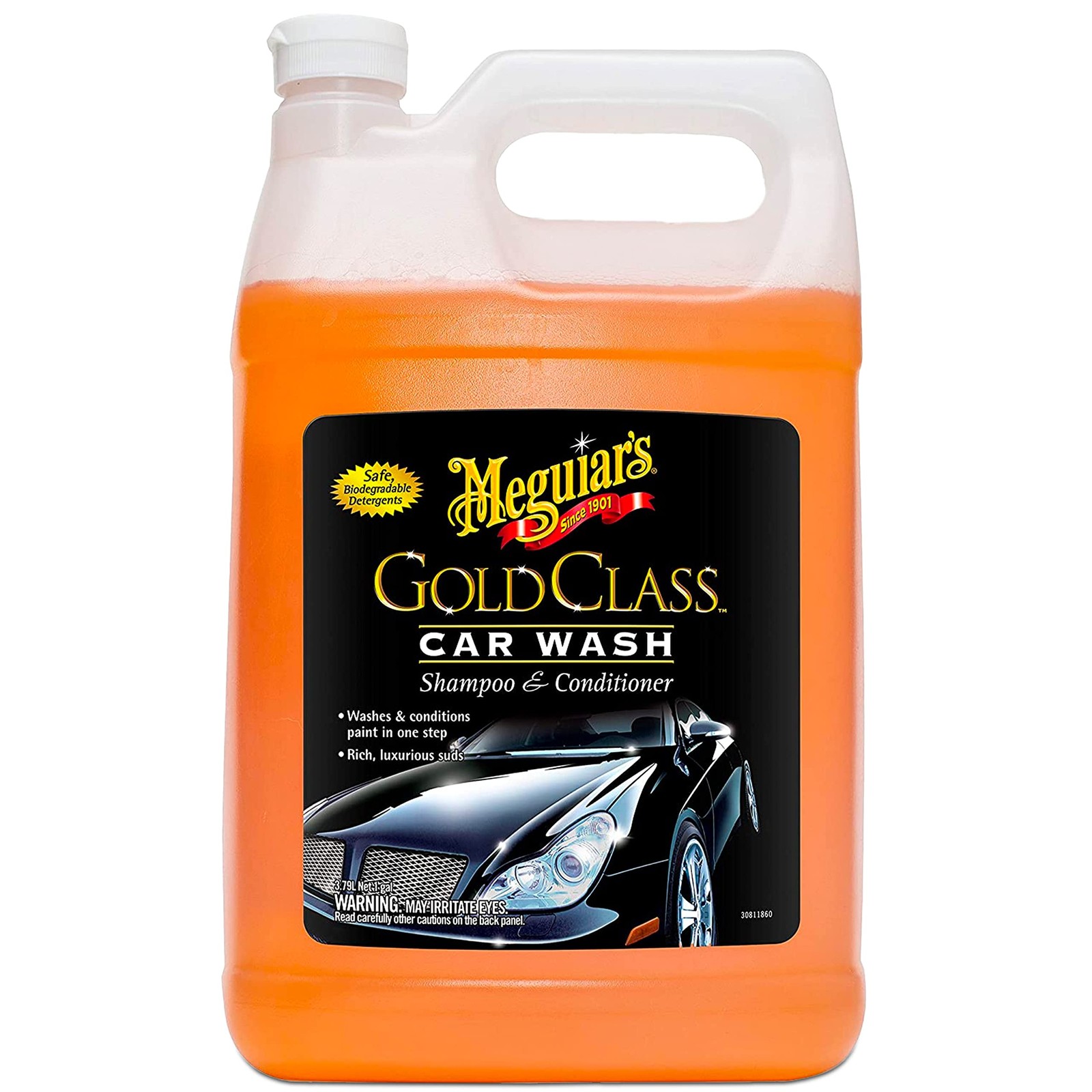 Meguiar’s Gold Class Car Wash Shampoo and Conditioner 128 Fl Oz Foaming Soap