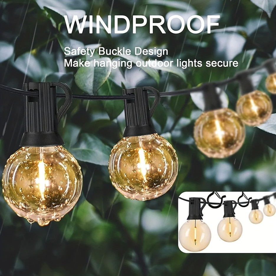 20 pcs Windproof Hanger Hook Safety Buckle Screw Hook for Lights & Plants – NEW