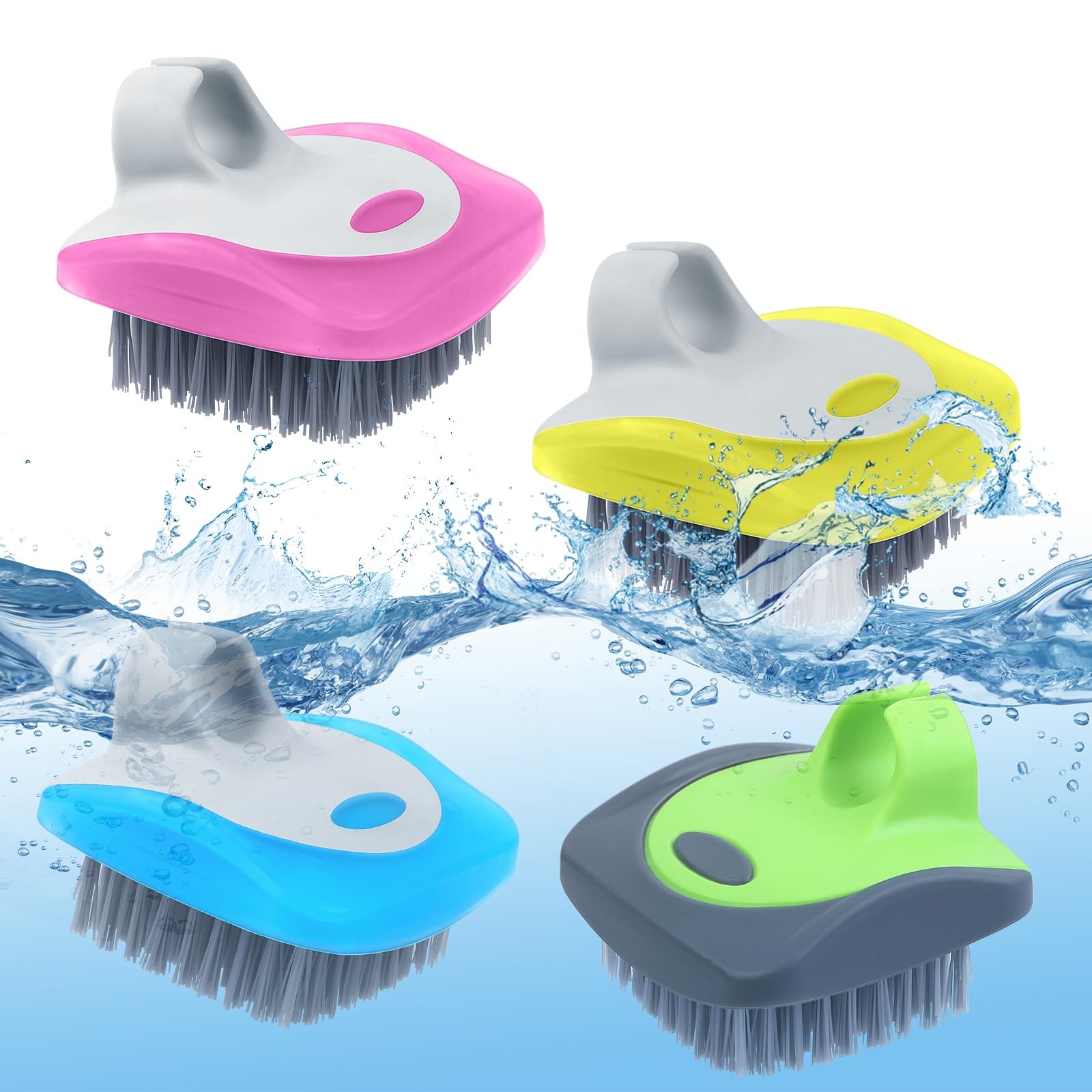 Aodaer 4 Pieces 2.3 x x 1.1 inches, Blue, Hot Pink, Yellow, Green