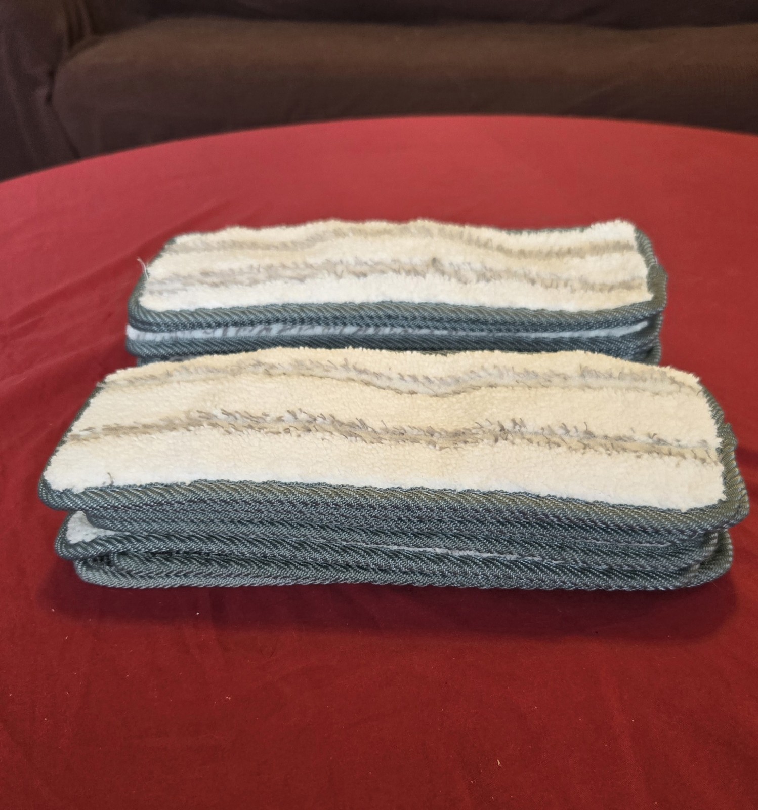 15 Reusable Microfiber Heavy Duty Mop Pads 11 X 4.5 Inches