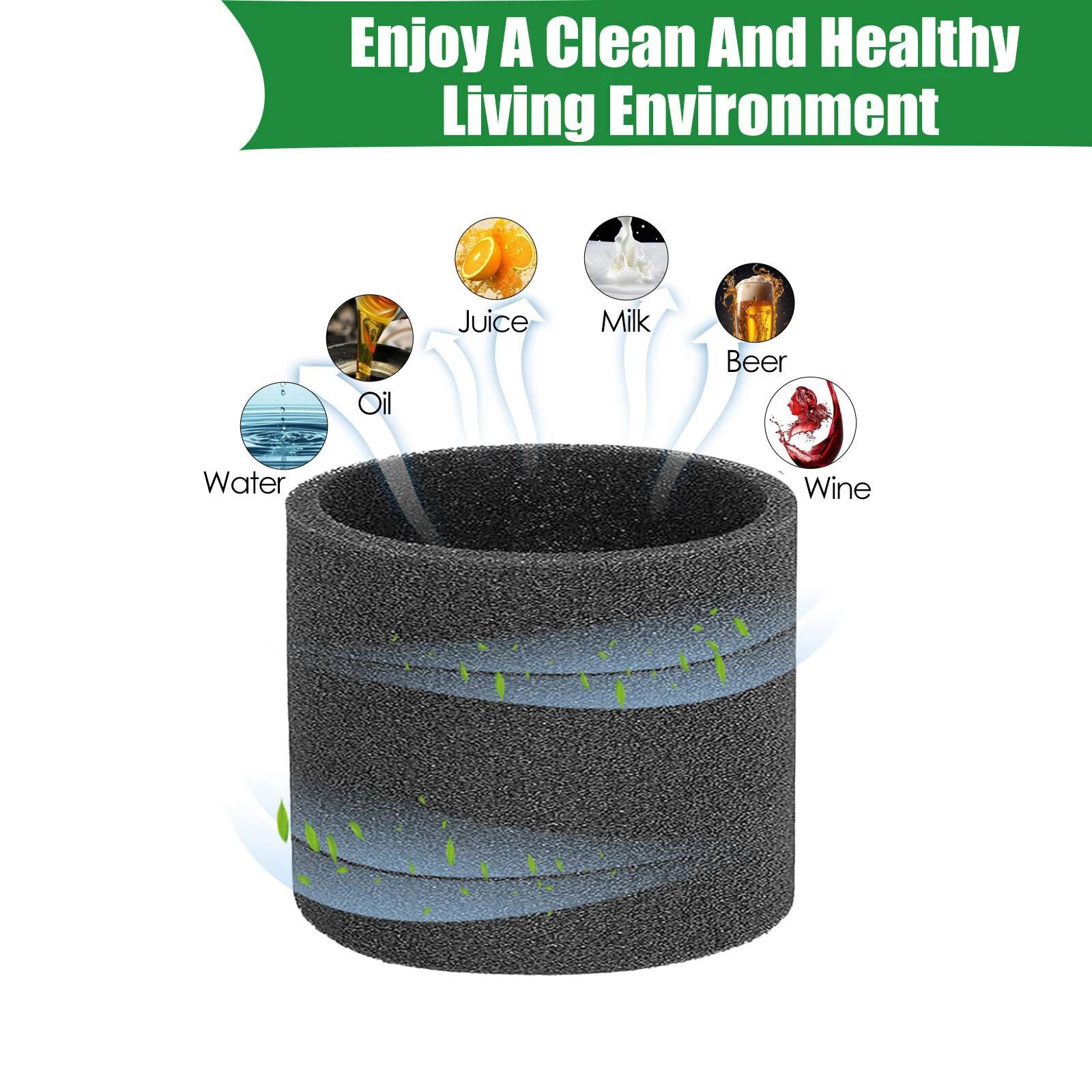3* Foam Sleeve Replacement For Shop Vac Filter Cartridge For Type X 9035000
