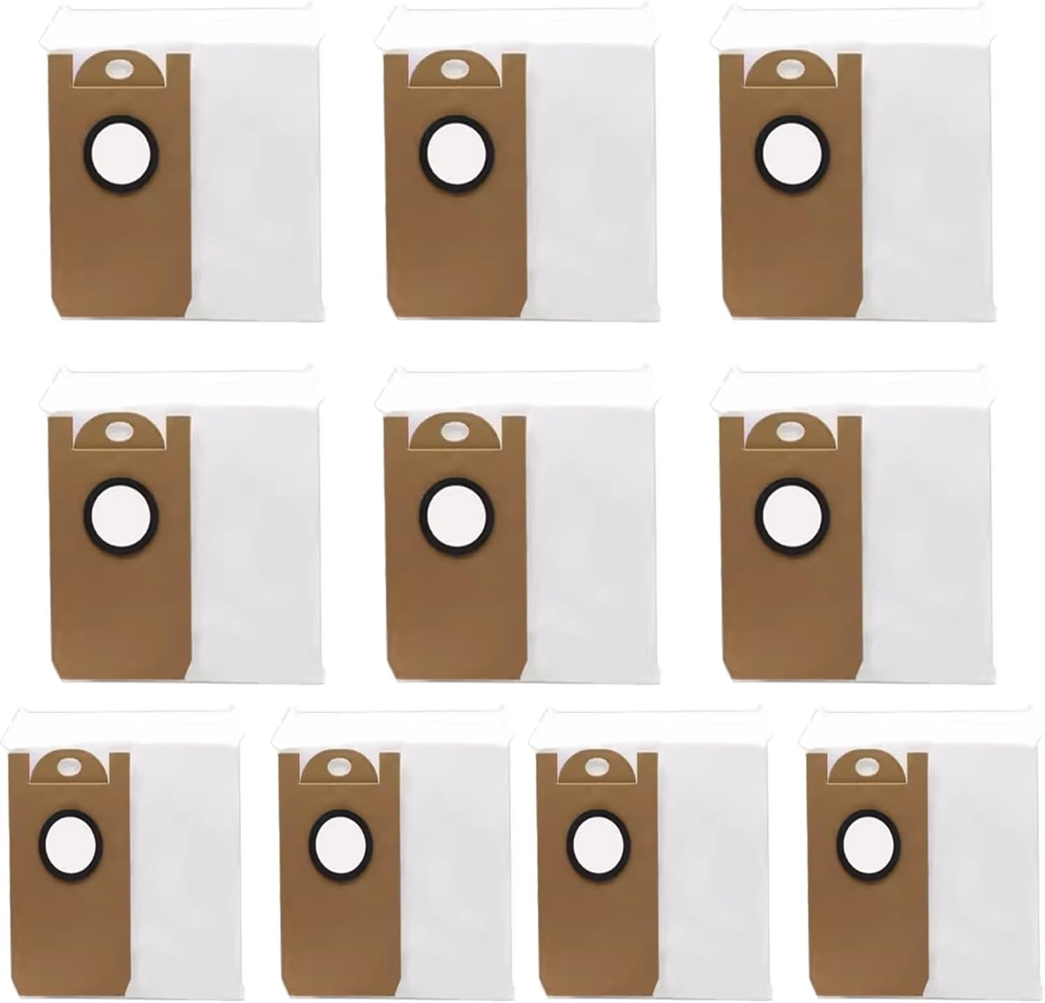 10 Pack Replacement Dust Bags for Laresar L6 Pro and Viomi S9 Robot Vacuum