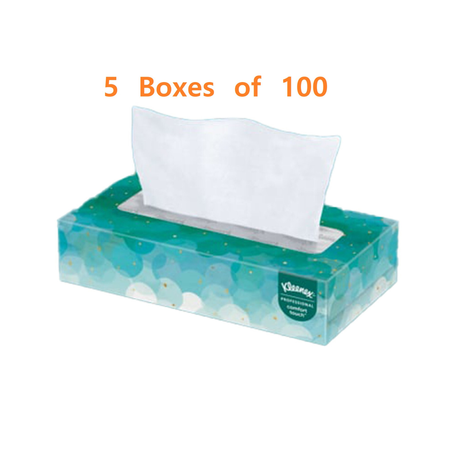 Kleenex Professional Facial Tissues 21400 2-Ply White 5 Boxes