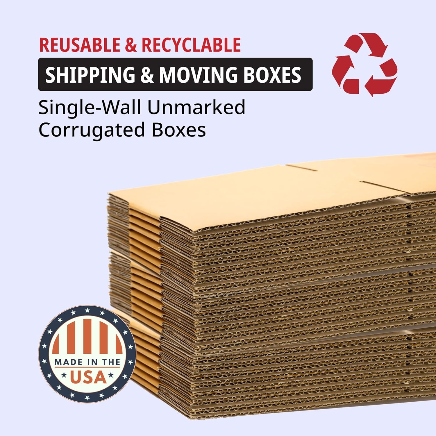 BOX Shipping Boxes Small 12″L x 8″W x 6″H 100-Pa, Corrted Box for