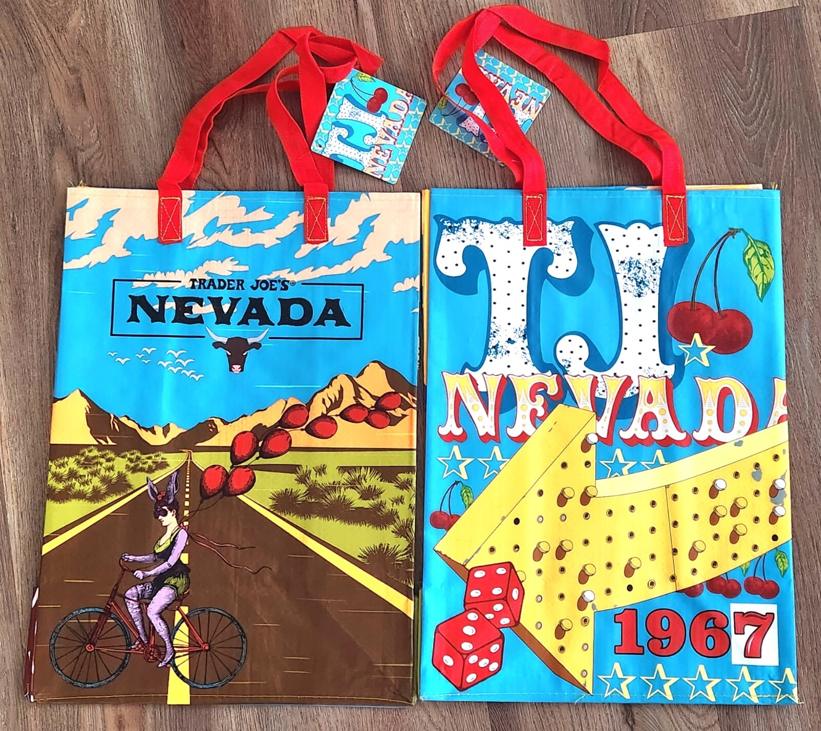 TRADER JOE’S REGIONAL TOTE BAG REUSABLE FREE SHIPPING *Choose Your Style*