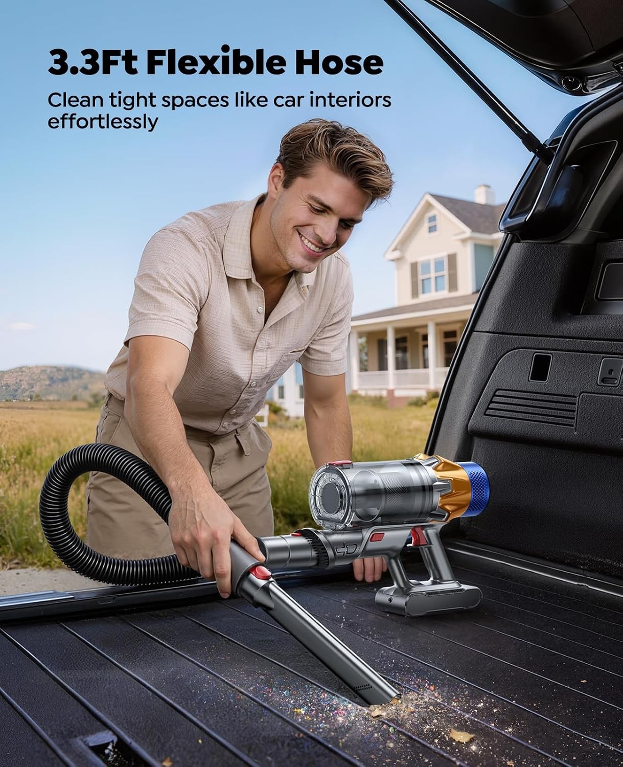 50KPa 600W Stick Vacuum 2 Batteries 130 Mins
