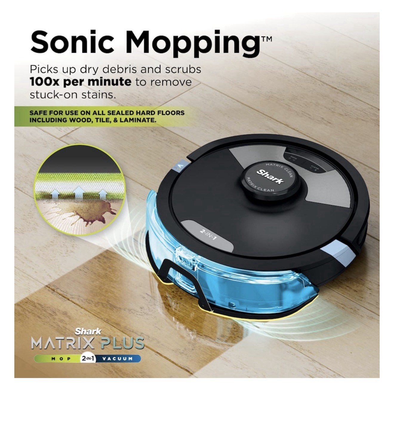 Shark Matrix Plus 2-in-1 Robot Vacuum & Mop Bagless Self-Empty LiDAR HEPA