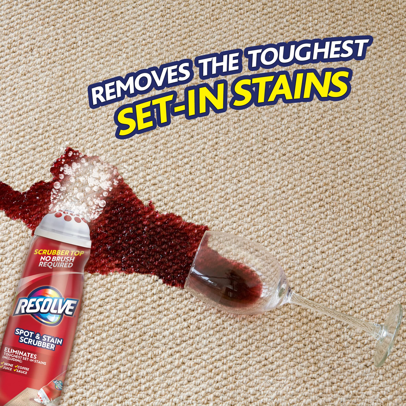 Resolve Carpet Spot and Stain Scrubber 67 Ounce Removes Tough Stains Fast