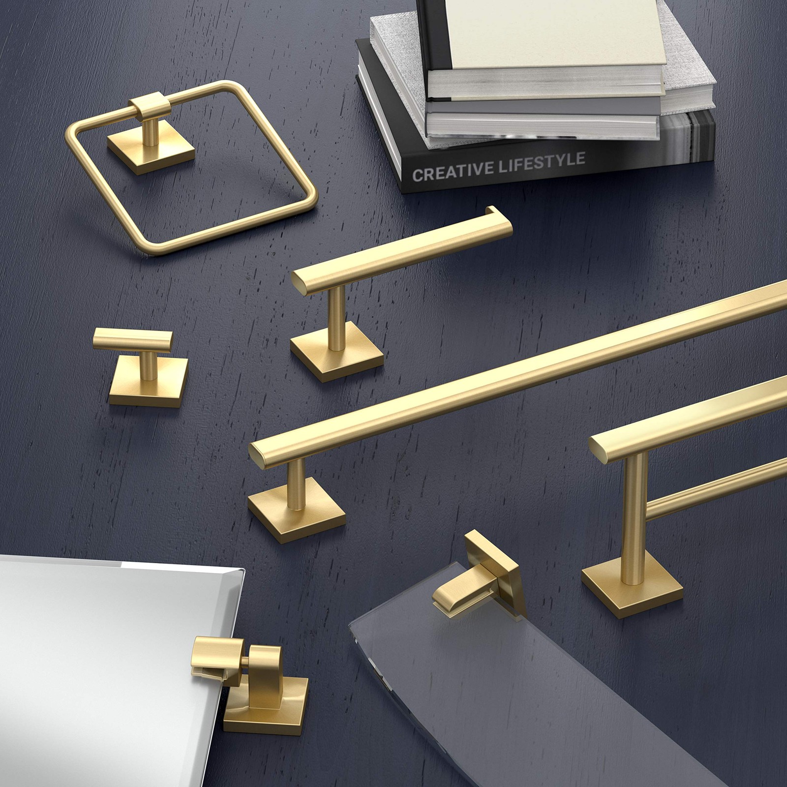 4065 Elevate, Single Robe Hook, Brushed Brass |Wall Mounted 2 W x 2.50 H Single