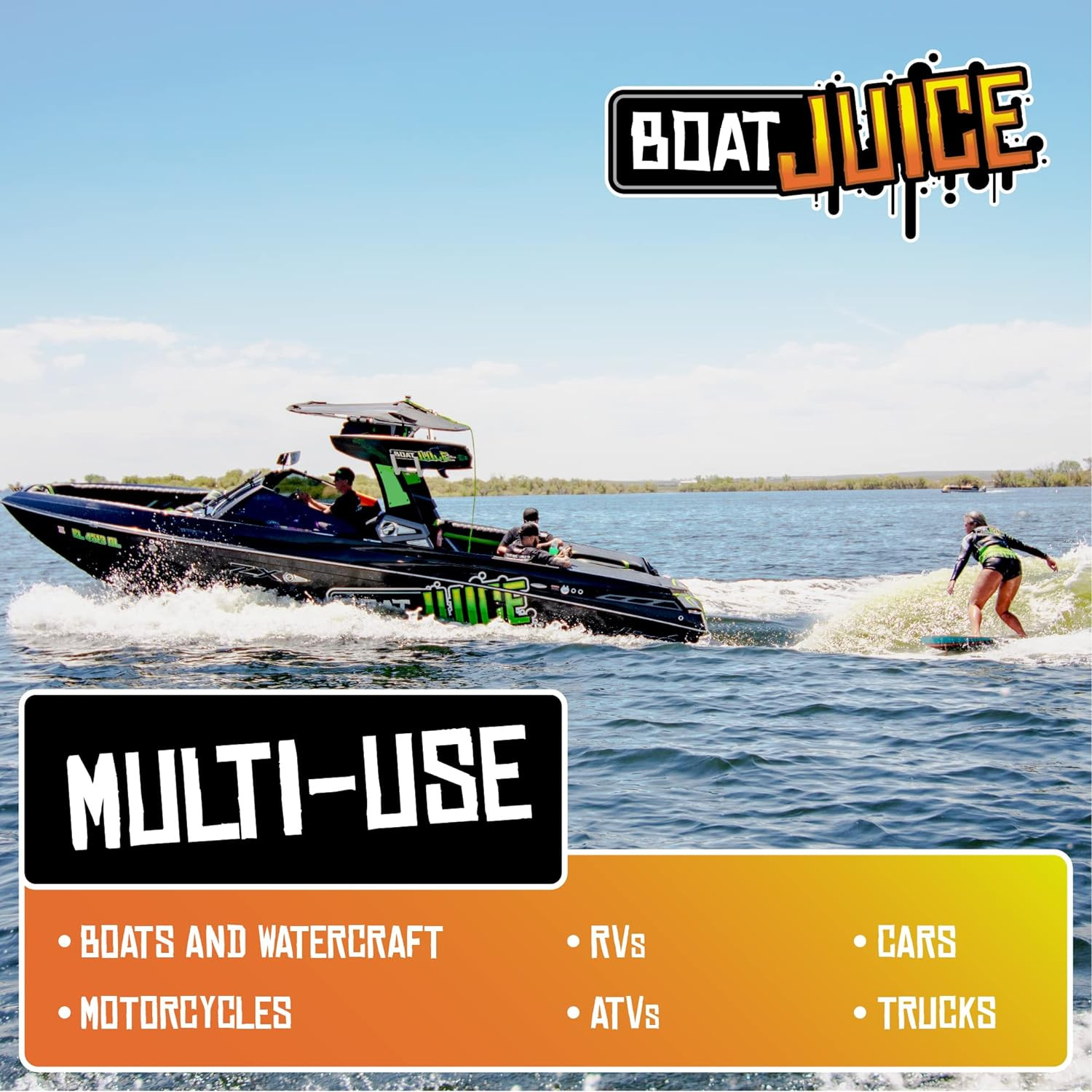 Boat Juice – Interior Cleaner with SiO2 Ceramic UV Protectant – Works Great on U
