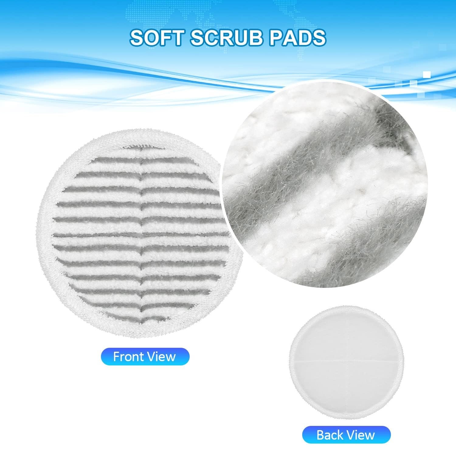 Mop Replacement Pads for Bissell Spinwave 20399 23157 23159 2039A 2124A