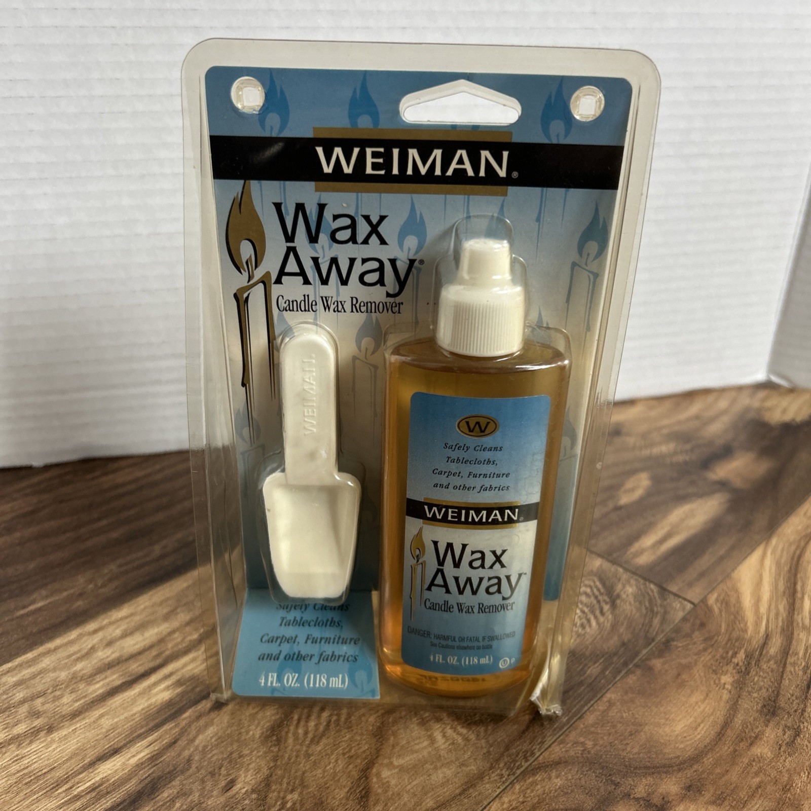 Weiman Wax Away Kit 4 Oz Bottle Candle Wax Remover New Sealed