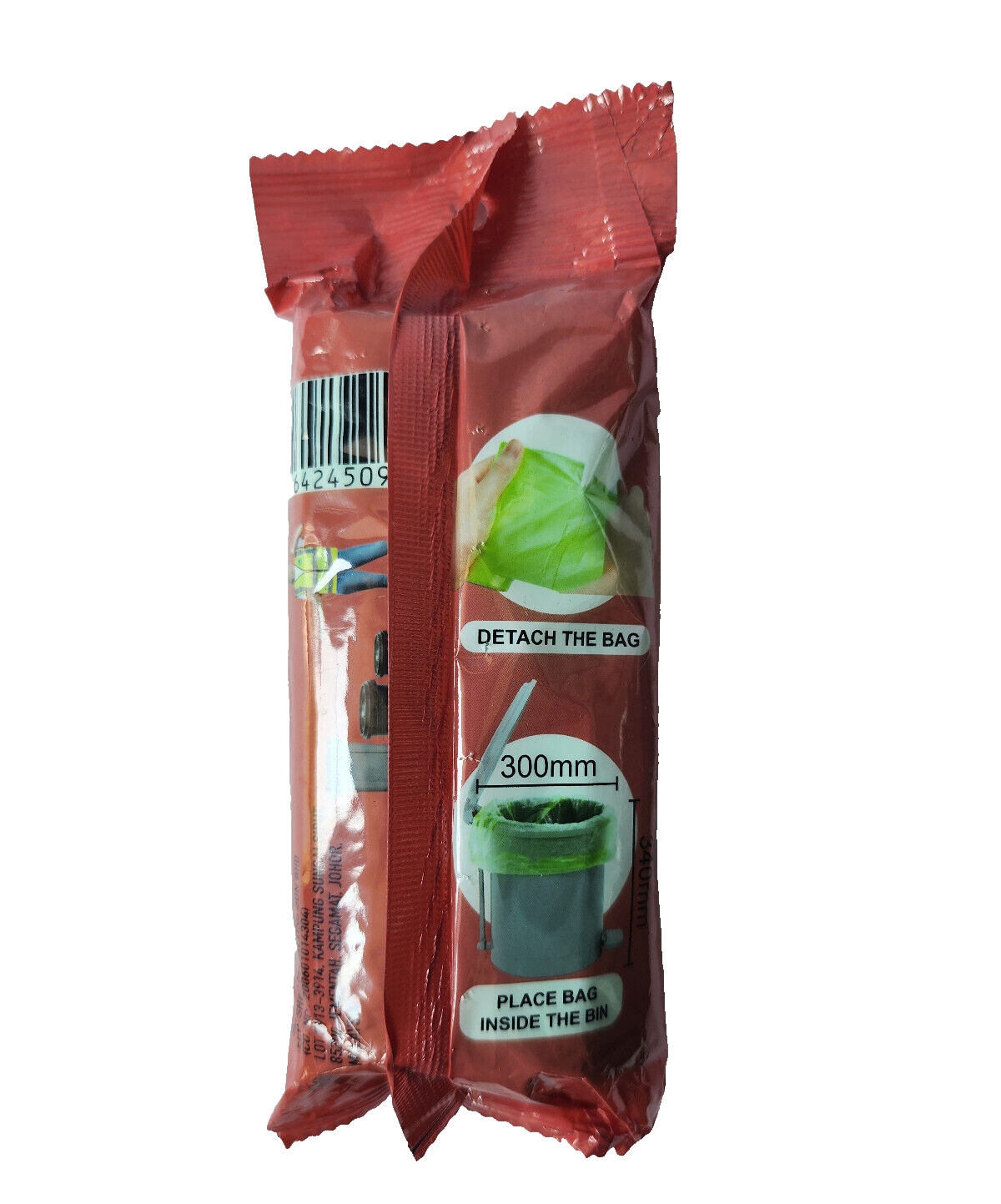25pcs Lemongras Scented Biodegradable Pedal Bins Liners With A Capacity 25L Each