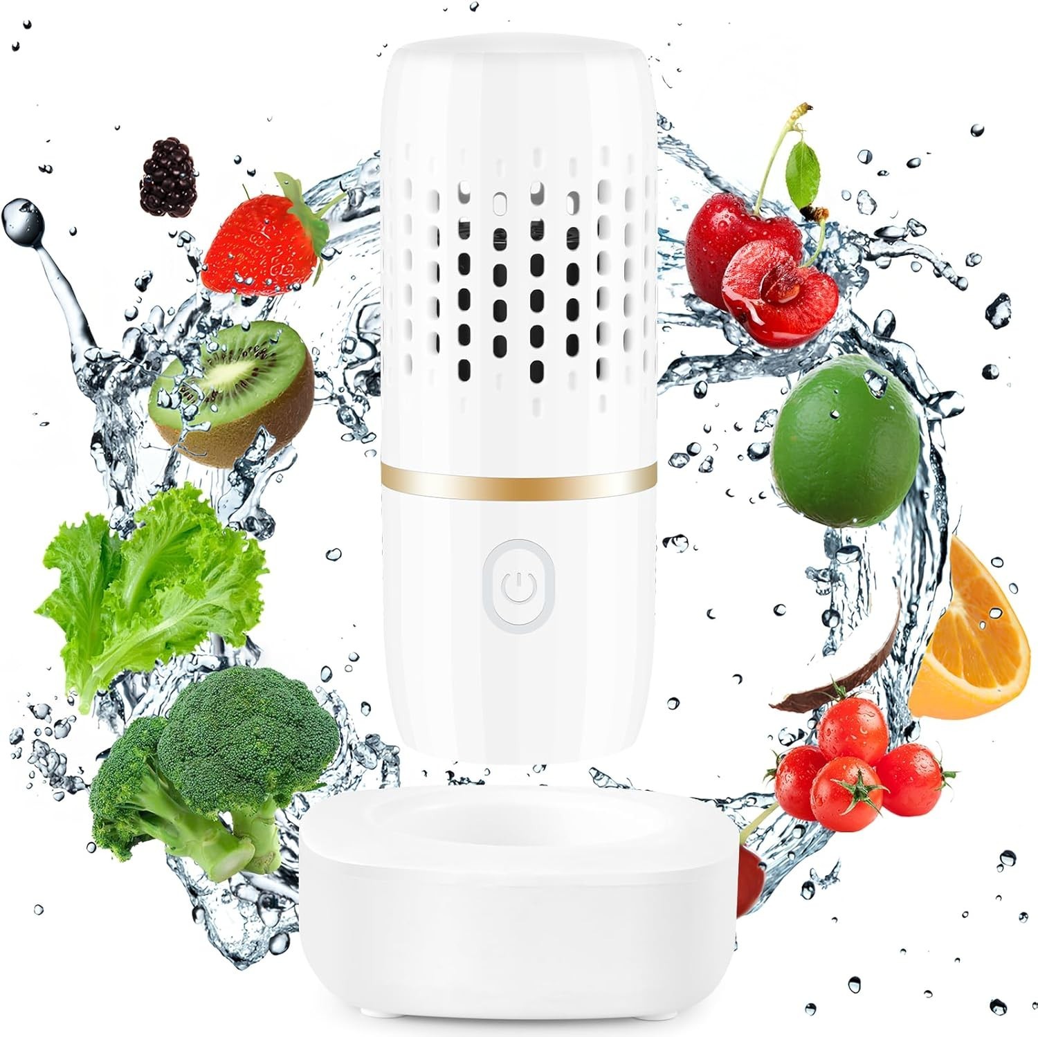 Fruit and Vegetable Purifier Cleaner Washing Machine Capsule Shape Disinfecti…