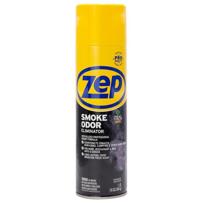 zep 16-oz spray air freshener smoke odor eliminator pets food smoking odors