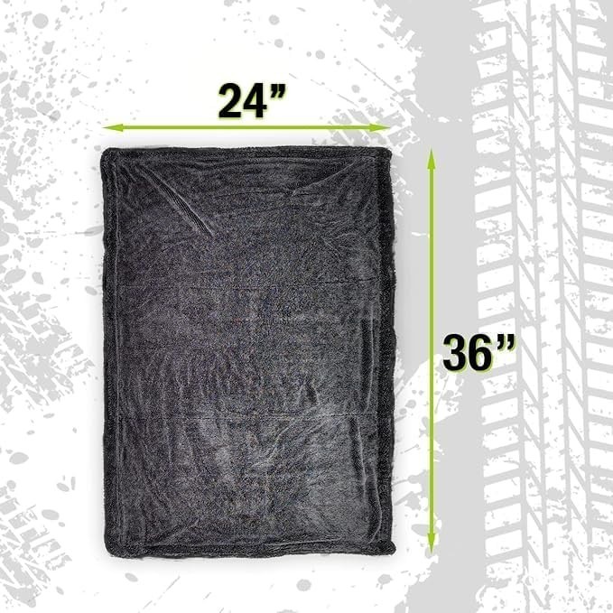 Mega Car Drying Towel – Holds Up to 9 lbs, No Streaks, Scratches, or Pack of 1