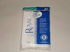 Royal Type B HEPA Synthetic Cloth Vacuum Cleaner Bags / 2 pack – Genuine AR10110