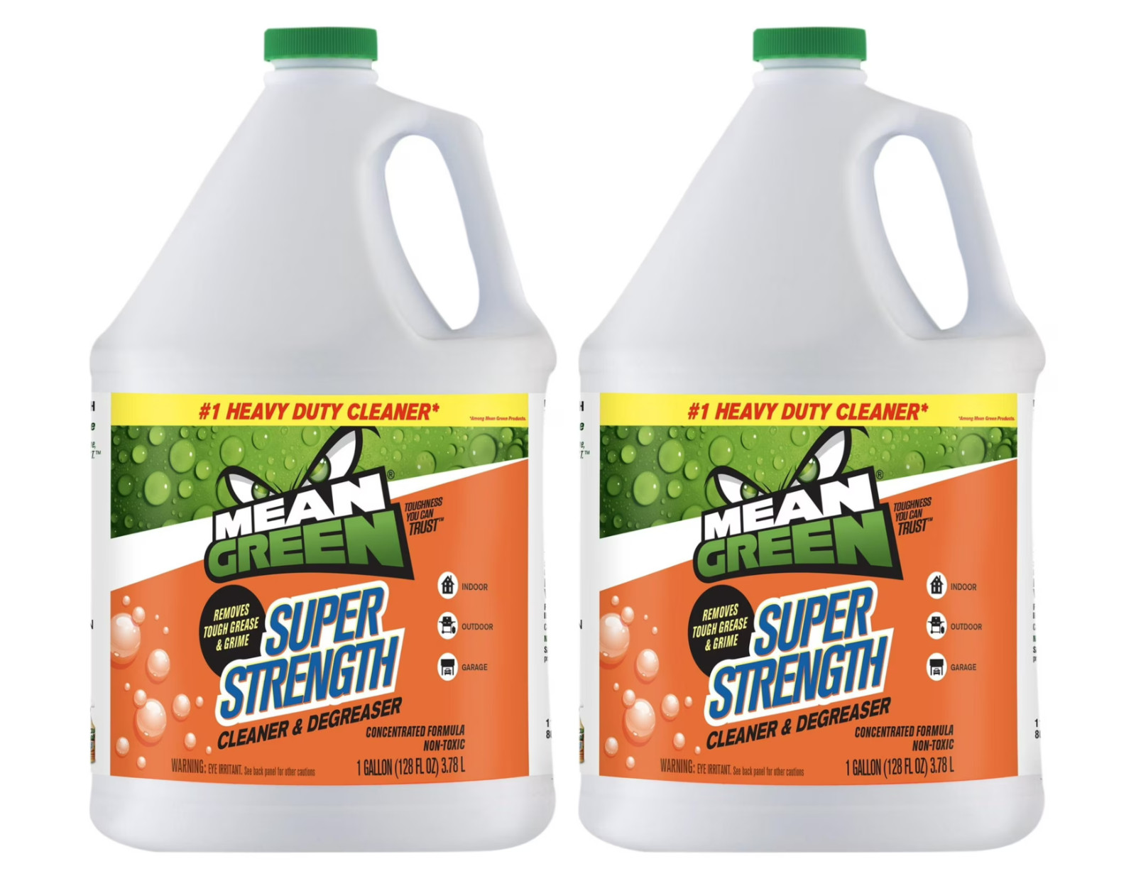 Mean Green Super Strength Cleaner & Degreaser, 128 Ounce (2 pack)