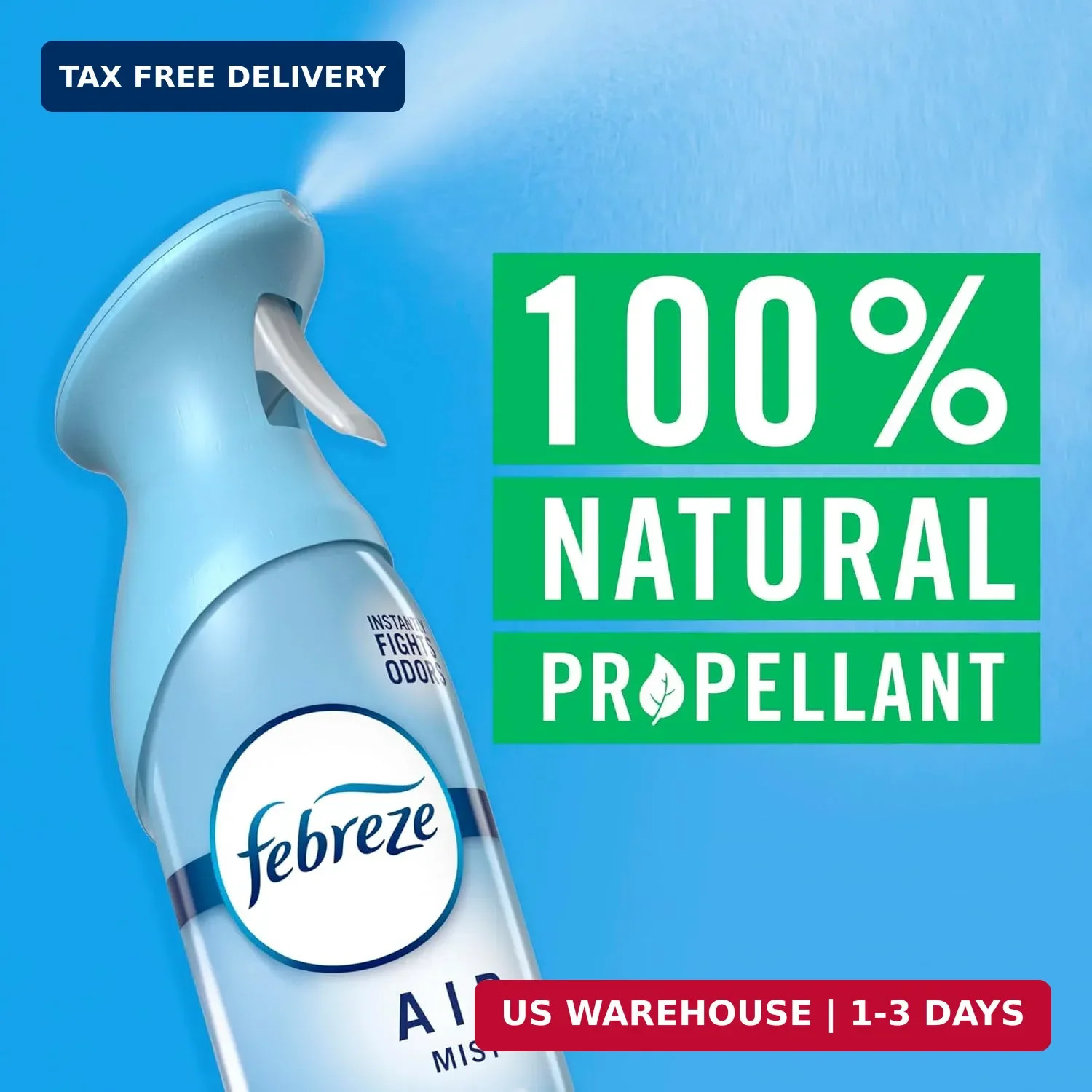 Febreze Air Mist, Air Freshener Spray, Odor Fighting Room Spray, Deodorizer for