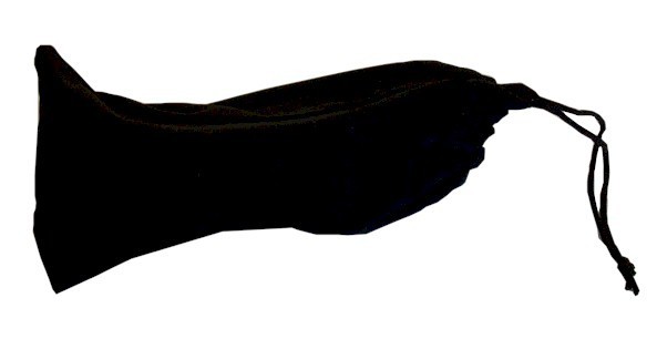 200 All Purpose Black Sleeves Soft Carrying Bag Pouch Black w/ string 3″ x 6.75″