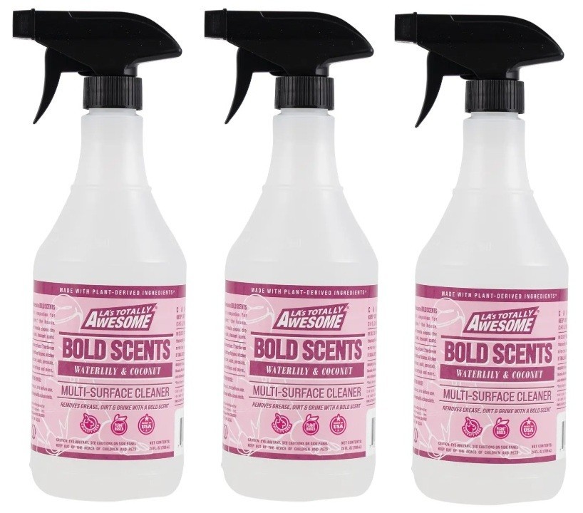 3 PACK- LA’s Totally Awesome Plant-Based Multi-Surface Cleaner Cruelty Free 24oz