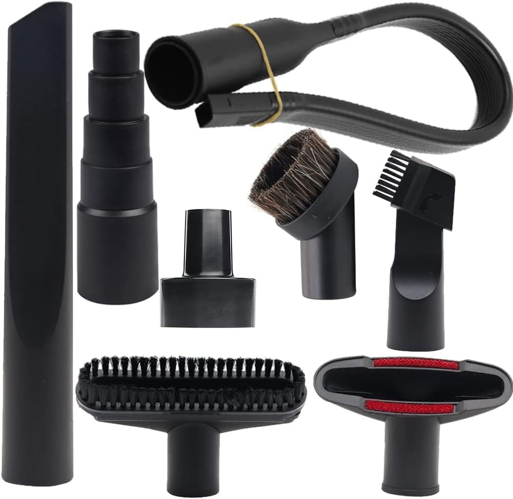 GIB 8Pcs Household Cleaning Vacuum Attachments for Shop Vac Accessories | Set