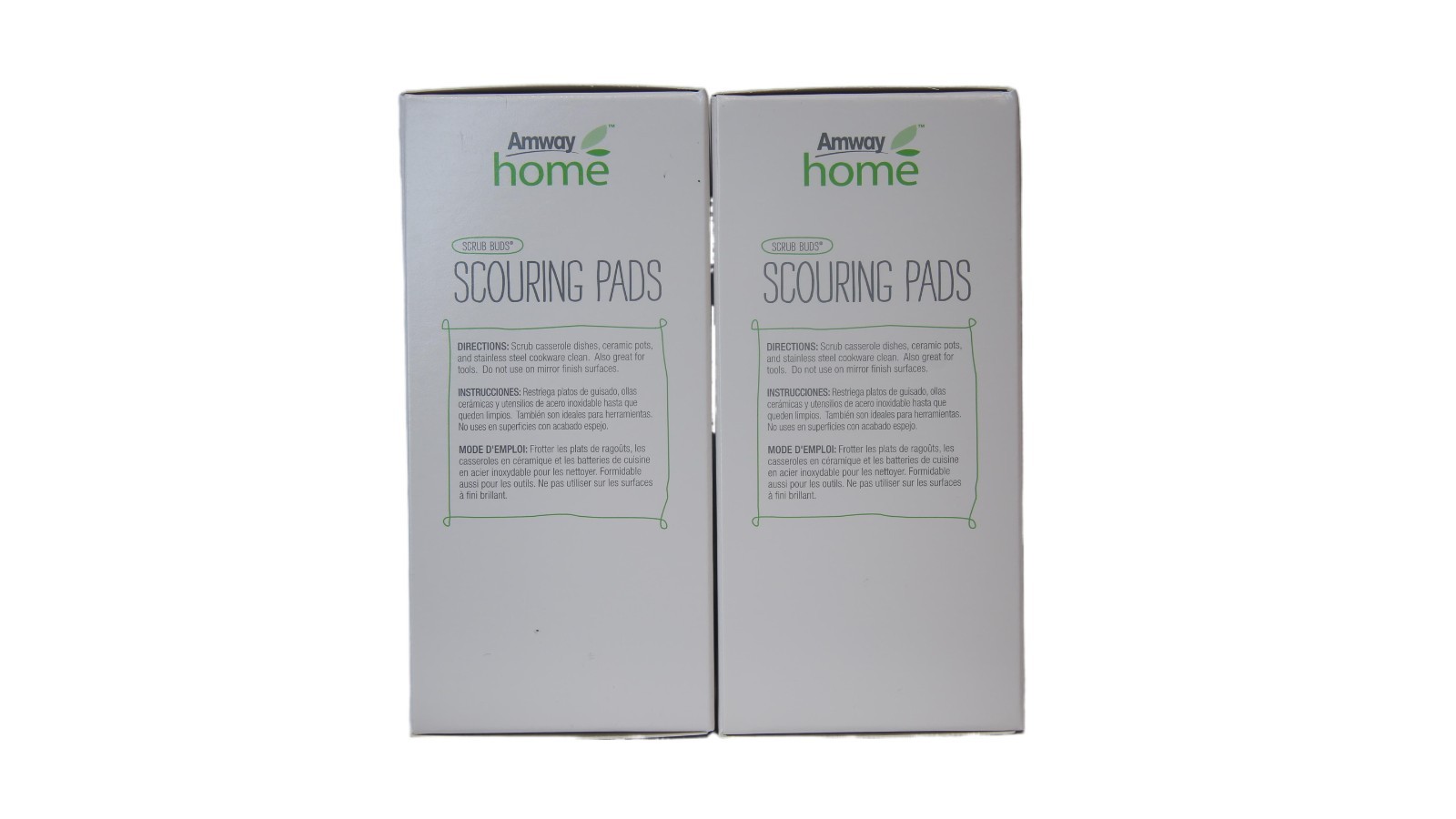 Amway home Clean Scrub Buds stainless steel Scouring Pads 2-PACK (8PCS)—(New)