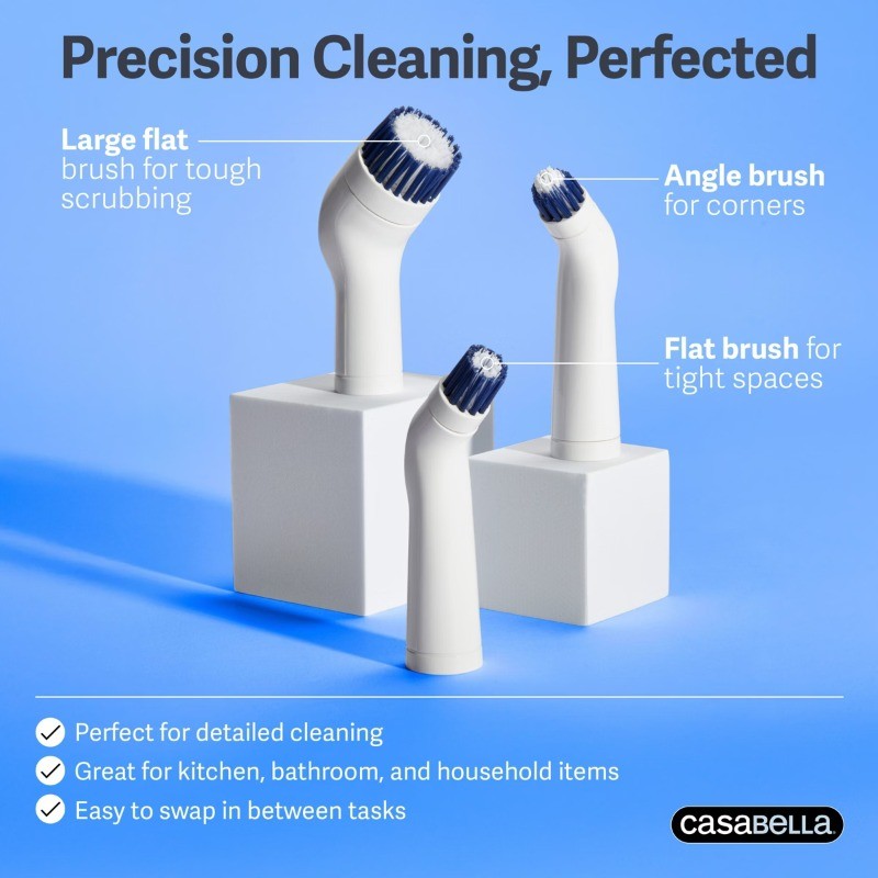 Casabella Power Spin Detail Grout Scrubber Cleaner