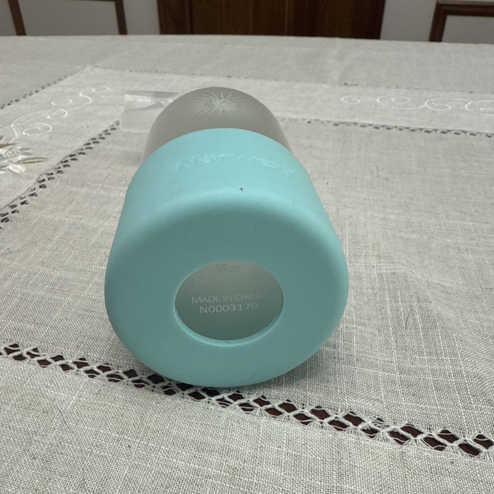 NORWEX FOREVER GLASS BOTTLE SPRAYER- SEA MIST SLEEVE-NEW IN BOX