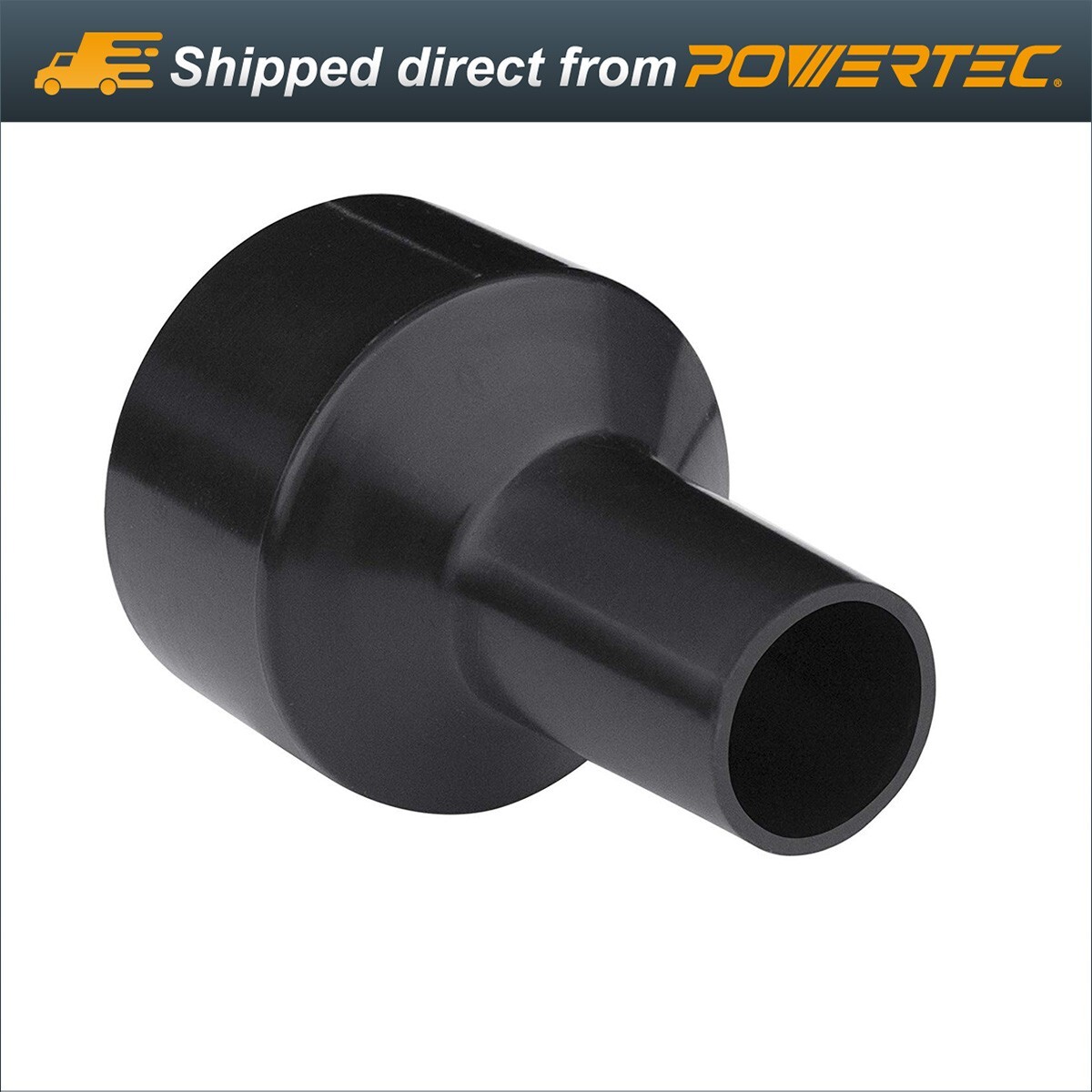POWERTEC 2-1/2″ to 1-1/4″ Hose Reducer Dust Collector Adapter (70140)