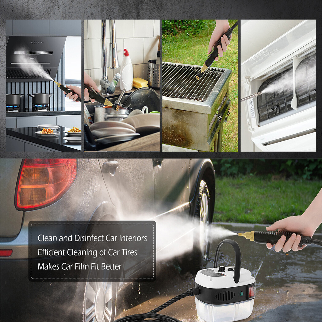 Handheld Car Detailing Cleaning Machine High Temp Steam Cleaner Household 2500W
