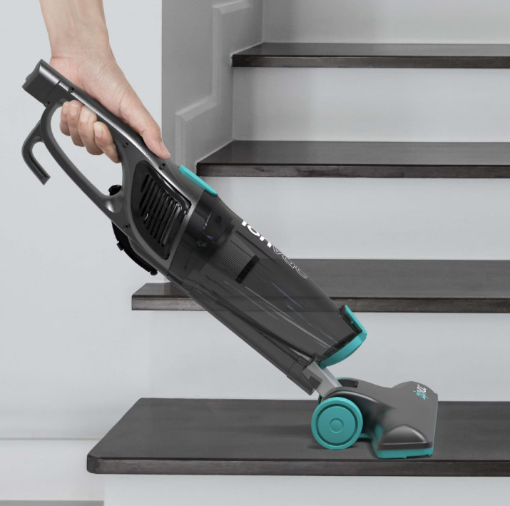 Ionvac ZipVac Corded Stick Vacuum, Multi-Surface 3-in-1 Upright/Handheld Vacuum