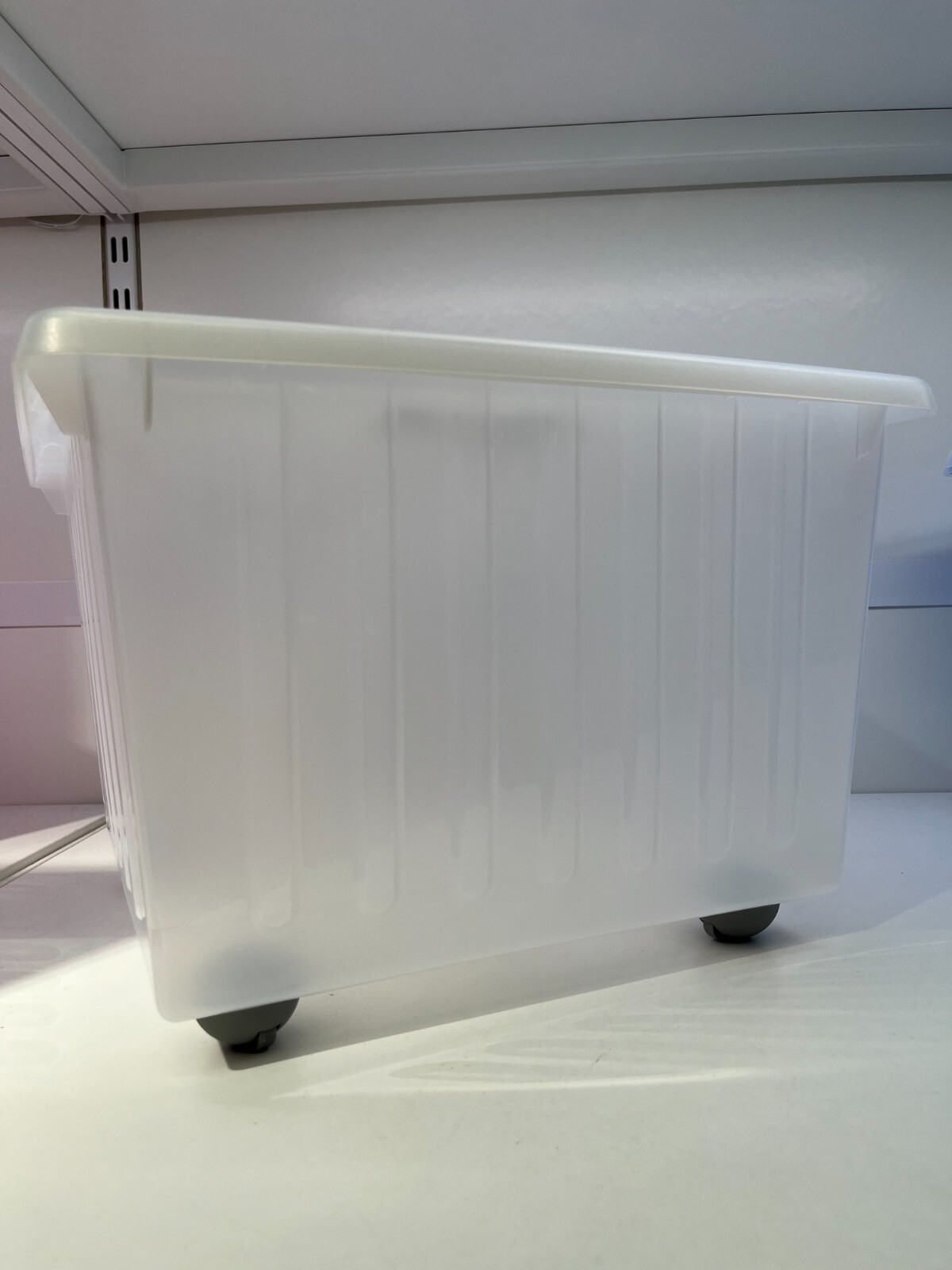 New IKEA VESSLA White Storage Casters 39×39 cm (15 ¼x15 ¼ “) 300.648.49
