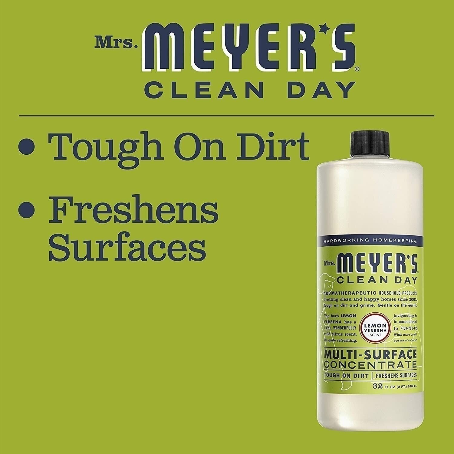 Mrs. Meyer’s Clean Day Multi-Surface Cleaner Concentrate, Use to Clean…