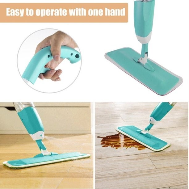 Spray Mop Microfiber Cleaner 360° Professional Handle Mop for all Types of Floor