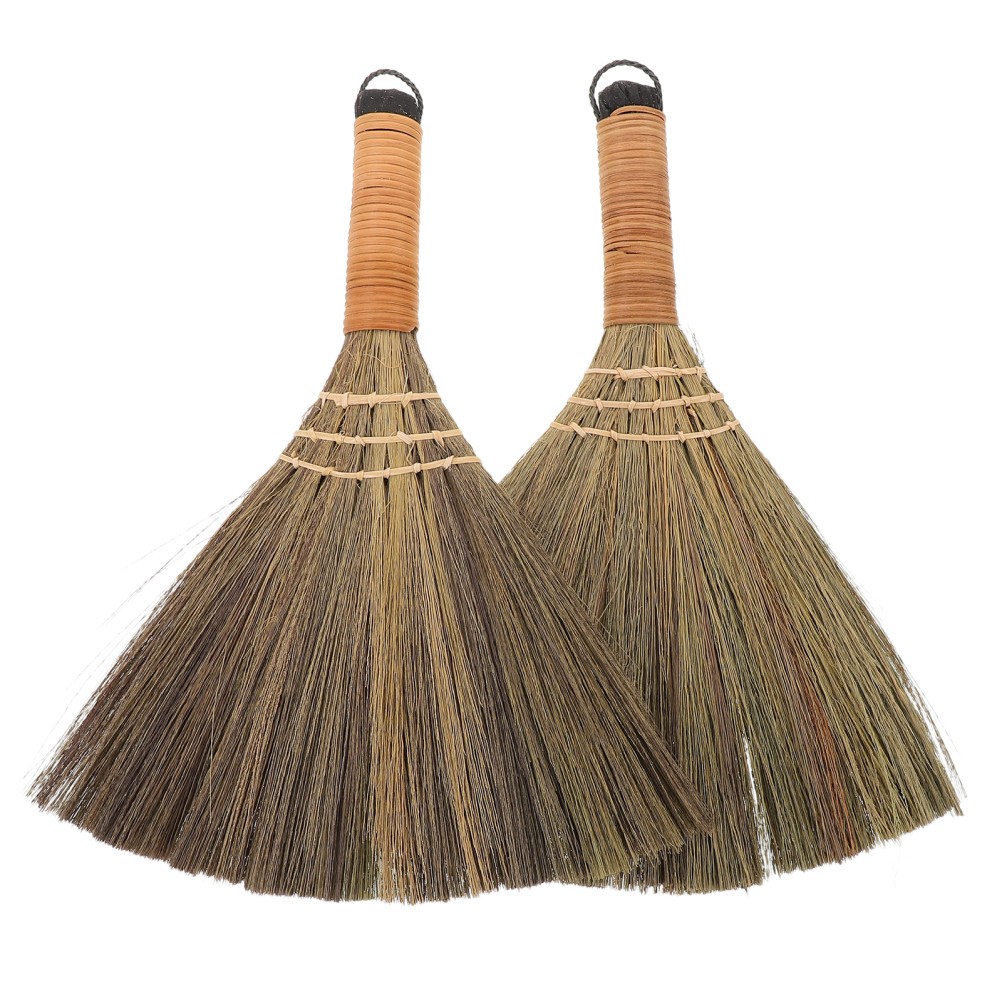 2 Pcs Broom for Sofa House Brush Chinese Brooms Sweeping Indoor Dust