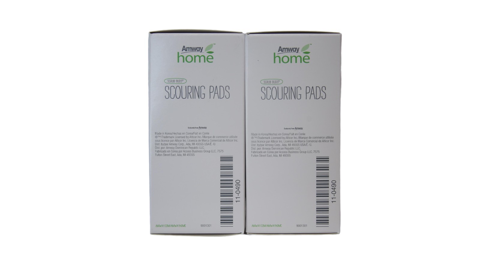 Amway home Clean Scrub Buds stainless steel Scouring Pads 2-PACK (8PCS)—(New)