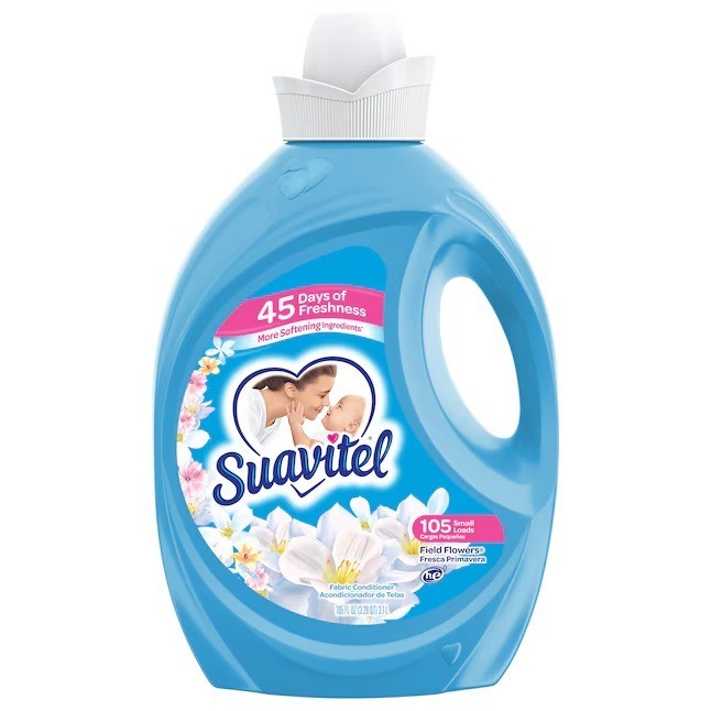 Suavitel Field Flowers Fabric Softener Liquid 105 fl oz – Long-Lasting Freshness