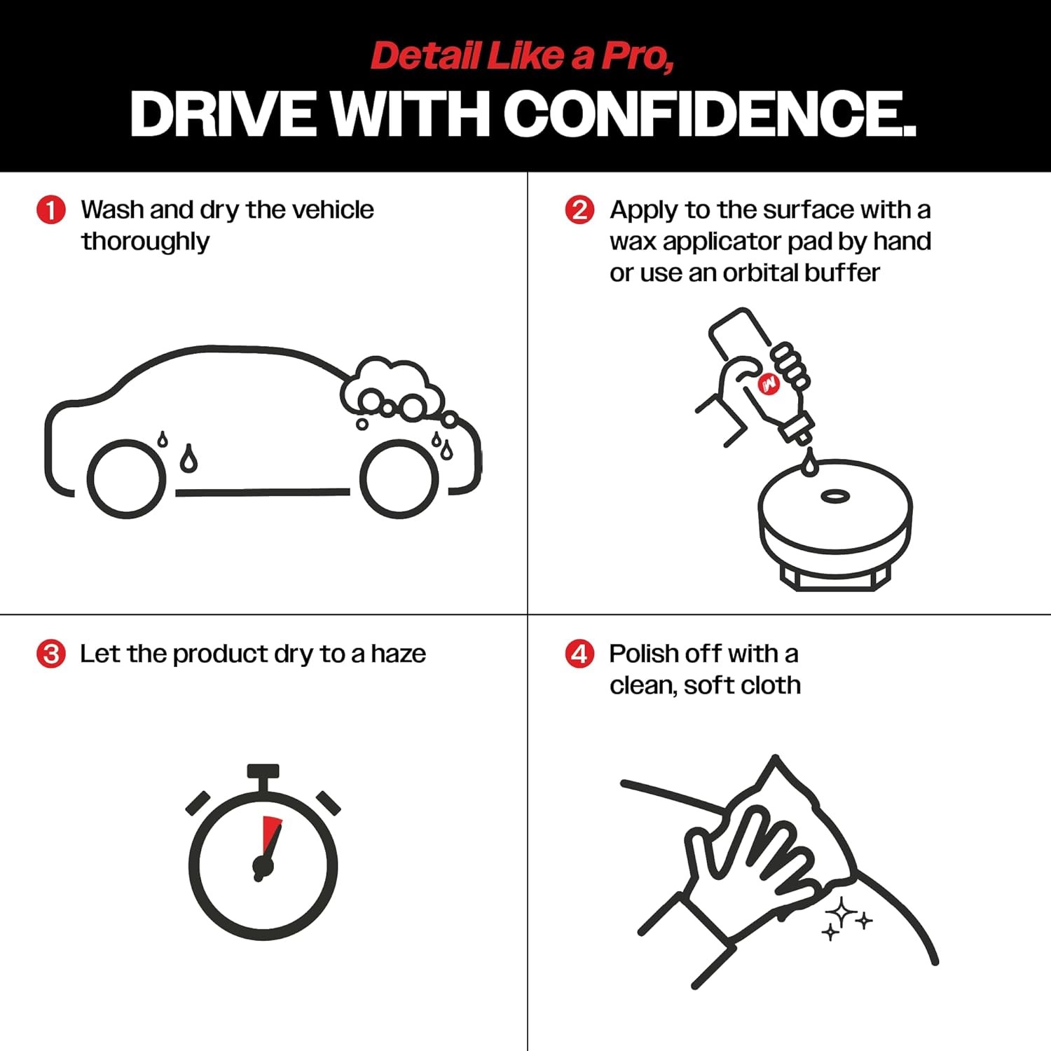 Best Car Wax Liquid Paste 1 Gal Hand Apply Easy Shine Gloss Protection Durable