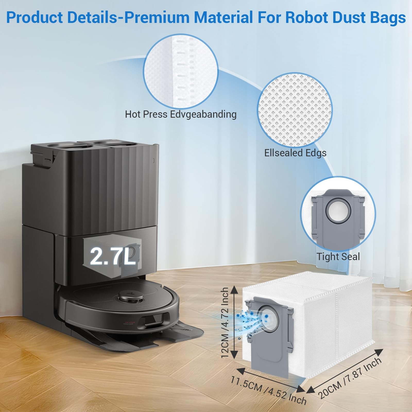 QV 35A Replacement Parts for Roborock QV 35A QV 35S QR 598 QR 798 Robotic Vac…