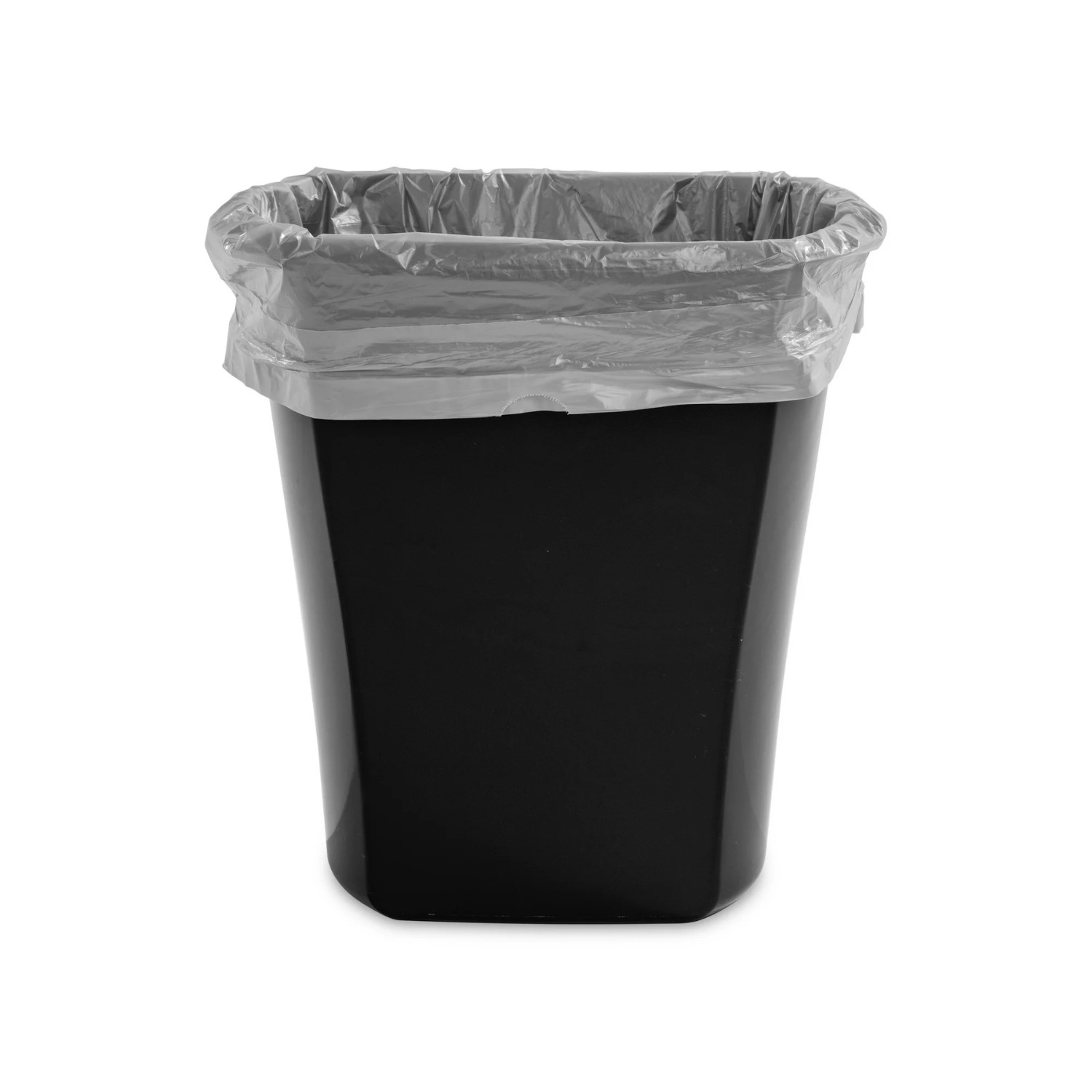 Sterilite Trash Can, Plastic Bathroom or Office Wastebasket, 5.5 Gallon, Black