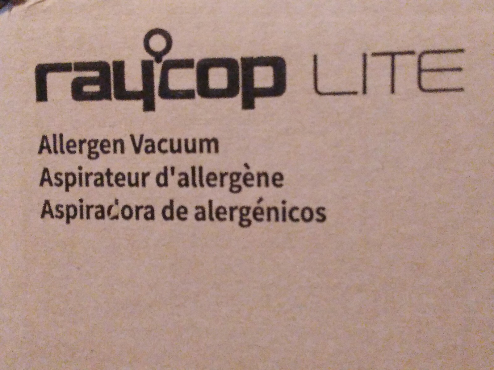 Raycop Lite RE-100AWH Allergen Vacuum (see the pictures for details)