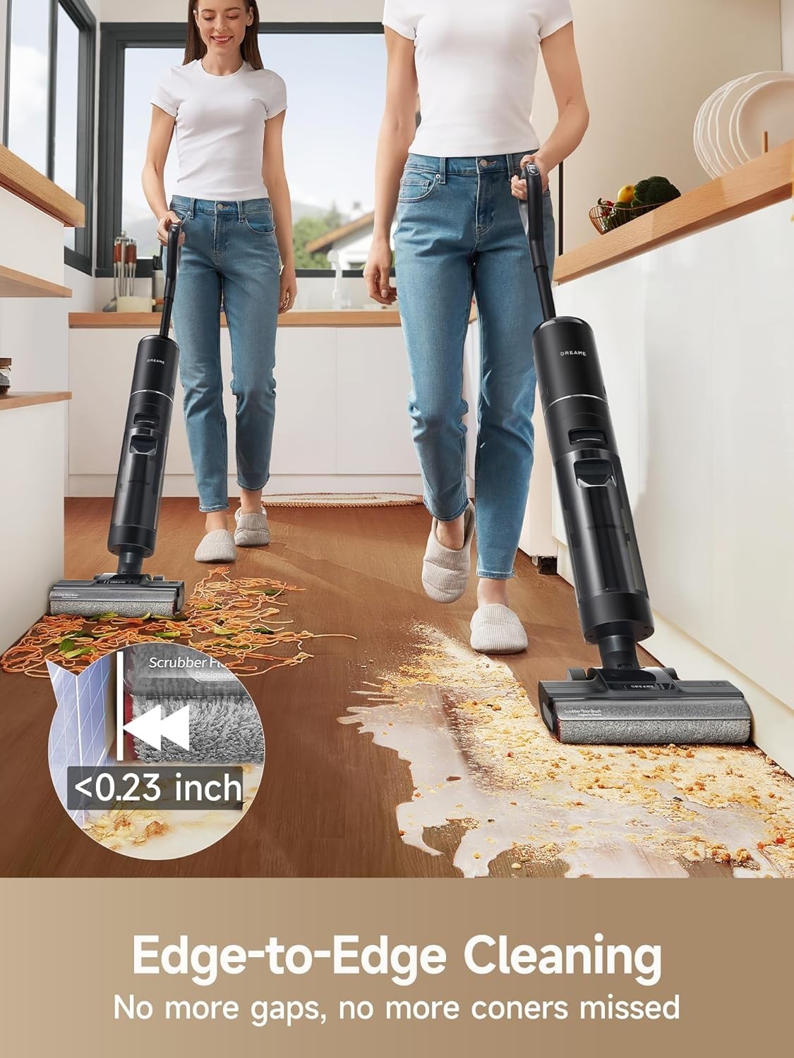 DREAME H12 PRO Vacuum Mop, Wet Dry Vacuum Cleaner for Hard Floor, Vacuum & Mop