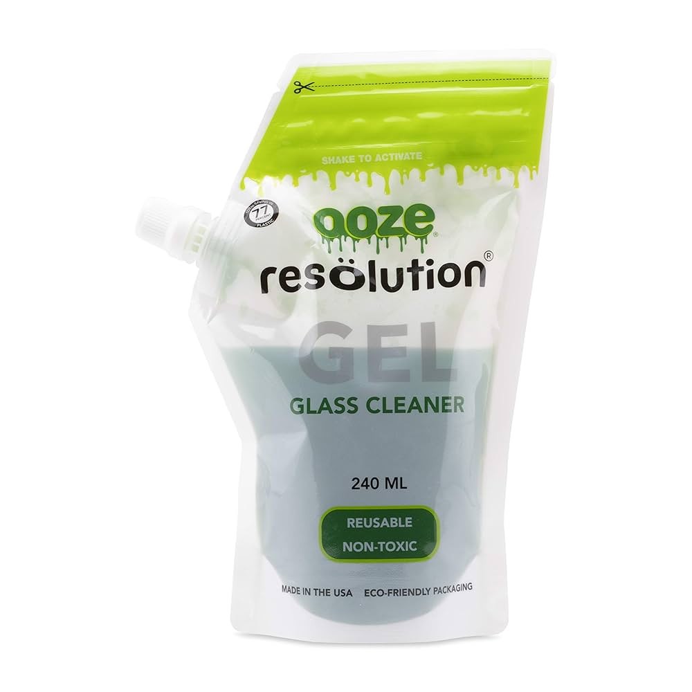 Ooze Resolution Non Toxic Gel Glass Cleaner – 240ml (1 Pack)