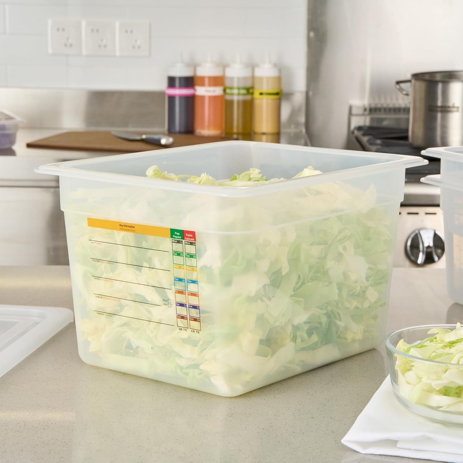 Food Stora Container 1 Pa of 12.7 x 10.3 x 7.8 Inches